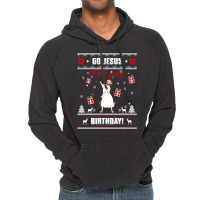 Go Jesus Its Your Birthday Ugly Christmas Sweater Green Vintage Hoodie | Artistshot