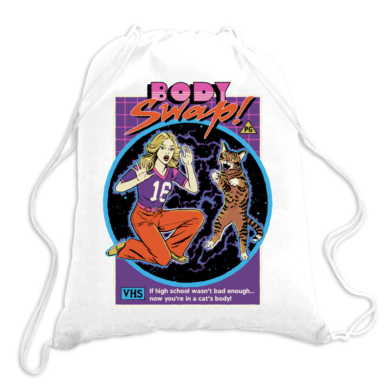 Body Swap Quote Drawstring Bags | Artistshot