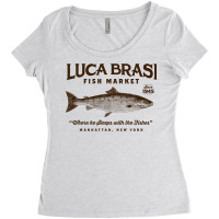 Luca Brasi Fish Market Travel Women's Triblend Scoop T-shirt | Artistshot