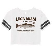 Luca Brasi Fish Market Travel Scorecard Crop Tee | Artistshot