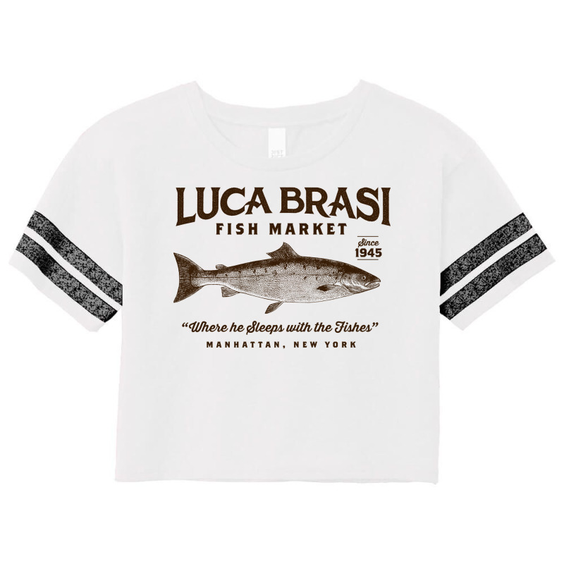 Luca Brasi Fish Market Travel Scorecard Crop Tee by ablorheldorrq | Artistshot