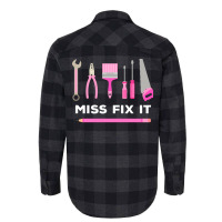 Miss Fix It Handy Women Diy Cool Flannel Shirt | Artistshot