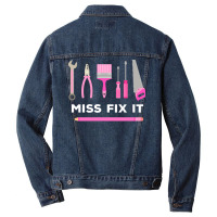 Miss Fix It Handy Women Diy Cool Men Denim Jacket | Artistshot