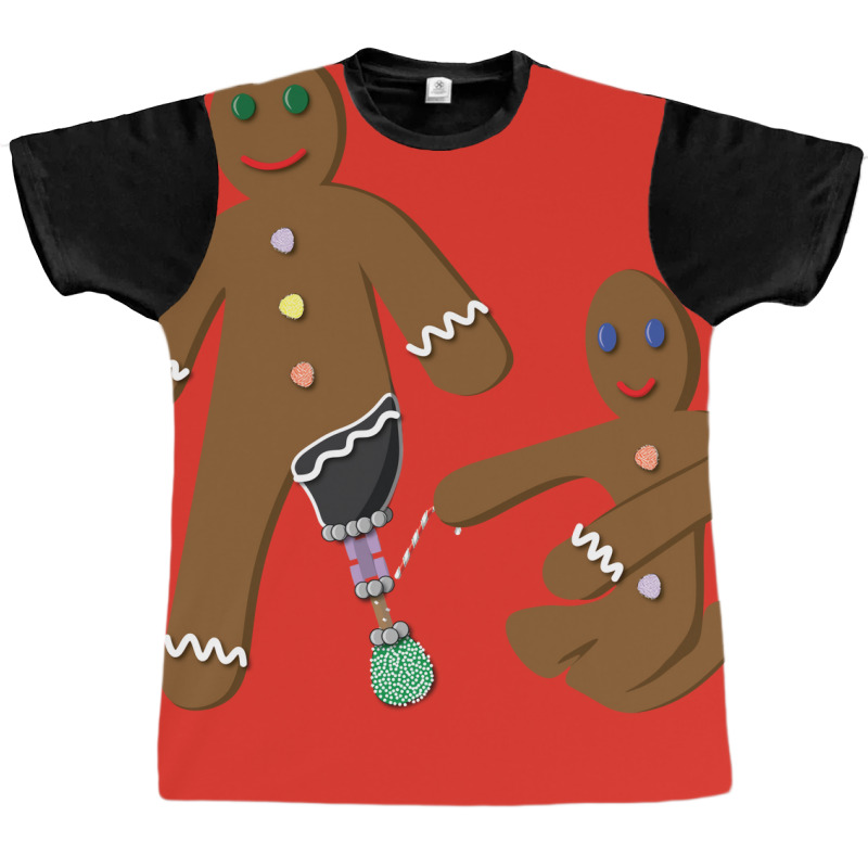 Gingerbread Prosthetics Green Graphic T-shirt by stolivchmielj | Artistshot