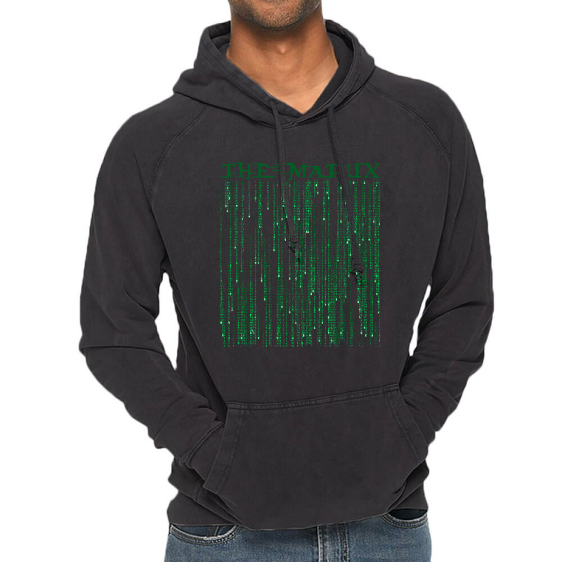 Limited Edition T-shirt  Black Matrix Green Code Vintage Hoodie by Bostic Walling | Artistshot