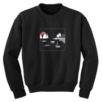 Serene Japanese Mountain Lake Boatman Youth Sweatshirt | Artistshot