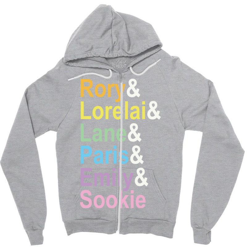 Names Aesthetic Zipper Hoodie | Artistshot