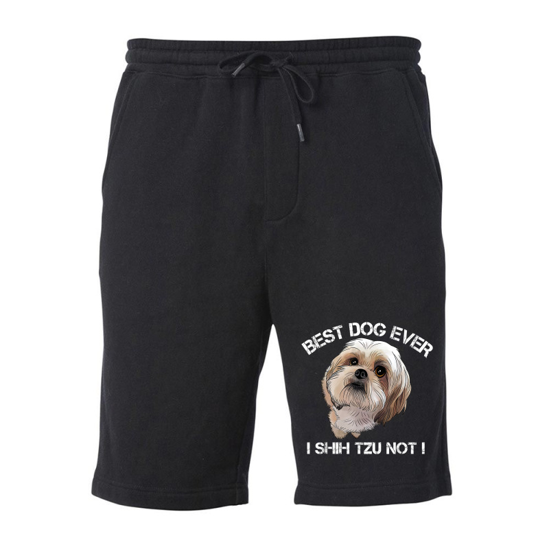 Shih Tzu T Shirt Funny Dog Pet Best Dog Ever Gift Birthday Fleece Short by atereabag | Artistshot