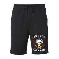 Cant Stop The Signal Open Source Internet Piracy Anti Censorship Fleece Short | Artistshot