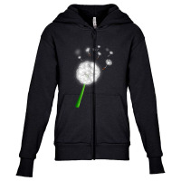 Dandelion Wish Youth Zipper Hoodie | Artistshot