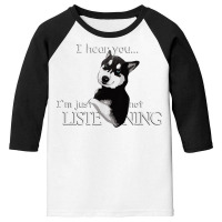 Siberian Husky Dog Shirt   Husky Shirt   Dog Lovers T Shirt Youth 3/4 Sleeve | Artistshot