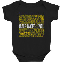 African American Thanksgiving Tradition Foods For Soul Baby Bodysuit | Artistshot