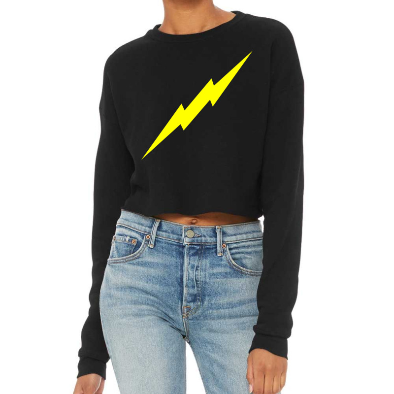 Lightning Bolt Cropped Sweater by bluvinuripak | Artistshot