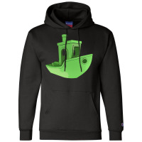 A Benchy 3d Printer For The Maker Girl Champion Hoodie | Artistshot