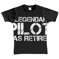 A Legendary Pilot Has Retired Retirement Copilot Graphic Youth T-shirt | Artistshot