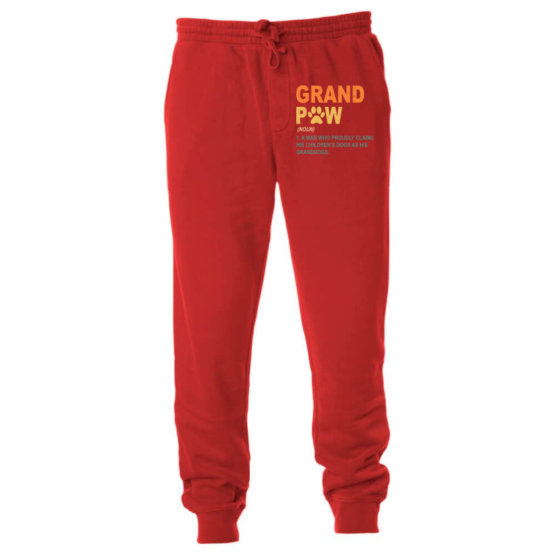 Funny Best Dog Grandpa Ever Grandpaw Apparel Retro Grand Paw Nature Unisex Jogger | Artistshot