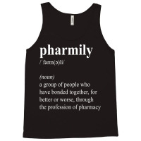 Funny Pharmily Definition Pharmacist Pharmacy Technician Blue Tank Top | Artistshot