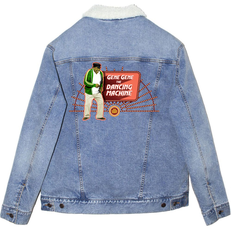 Gene Gene The Dancing Machine The Gong Show Unisex Sherpa-Lined Denim Jacket by nocniwignera | Artistshot