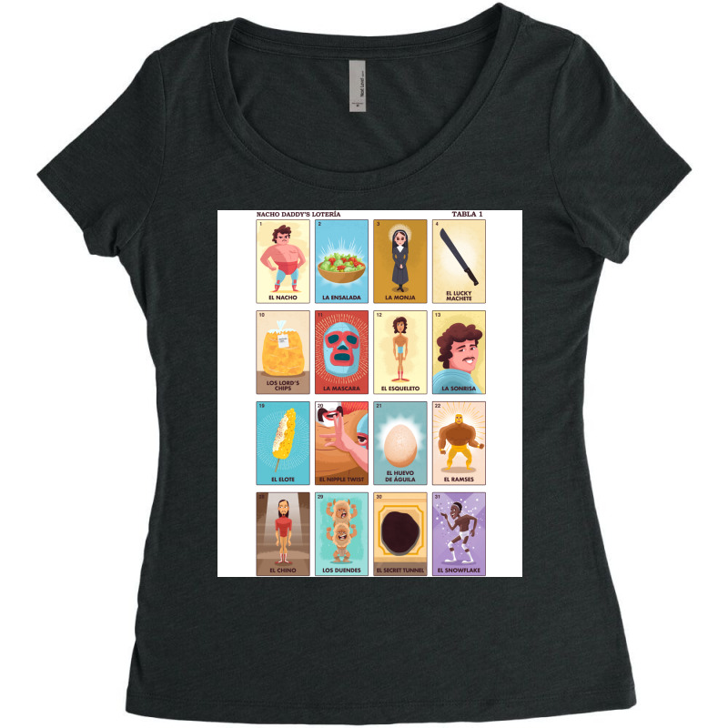 Nacho Daddys Lotera Hipster Women's Triblend Scoop T-shirt by djorkyahouao | Artistshot