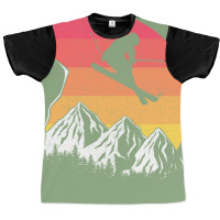 Vintage Alpine Skiing Love Graphic T-shirt | Artistshot