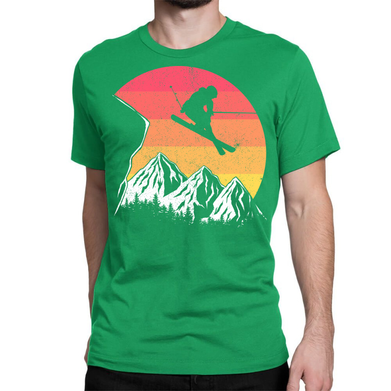 Vintage Alpine Skiing Love Classic T-shirt | Artistshot