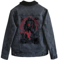 The Hell Walker Girl Unisex Sherpa-lined Denim Jacket | Artistshot