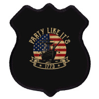 Party Like It's 1773 Funny Us History Boston Tea Vintage Shield Patch | Artistshot