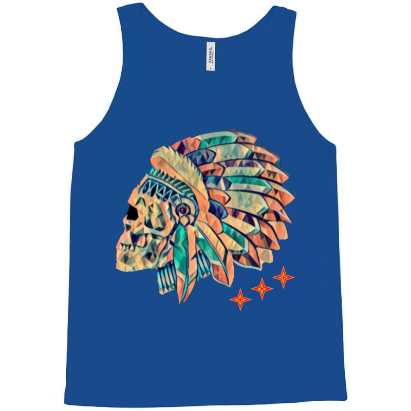 Indian Skull Chief Travel Tank Top by tindalberkay9 | Artistshot