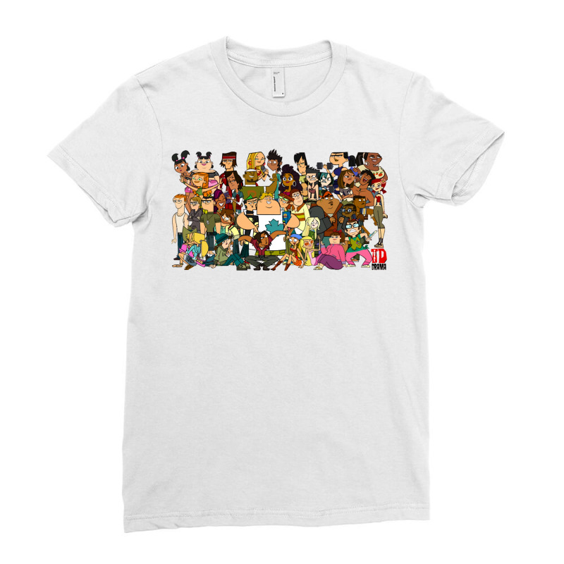 Total Drama Campers 2 Ladies Fitted T-Shirt by baxlulstamerm | Artistshot