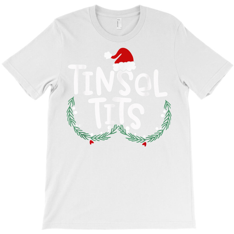 Tinsel Tits And Jingle Balls Funny Matching Christmas Couple Hippie T-shirt | Artistshot