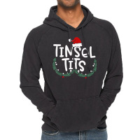 Tinsel Tits And Jingle Balls Funny Matching Christmas Couple Hippie Vintage Hoodie | Artistshot