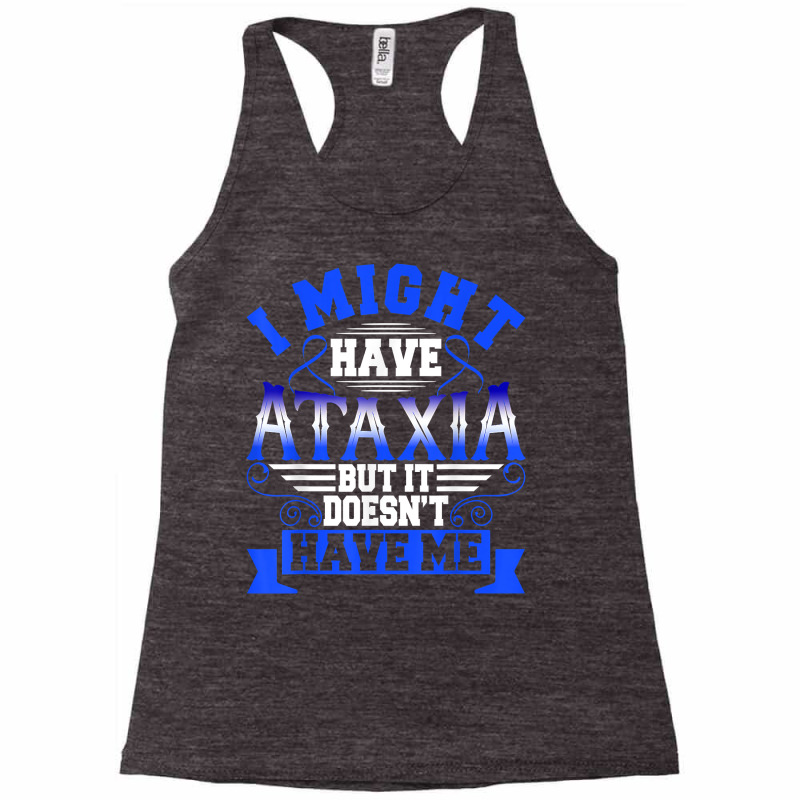 Ataxia Neurological Sign Hemiataxia Blue Ribbon Neurologists T Shirt Racerback Tank by polioukhi | Artistshot