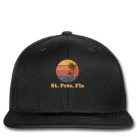 Trending Retro St Petersburg Florida Vintage 70s Sunset Printed Hat | Artistshot