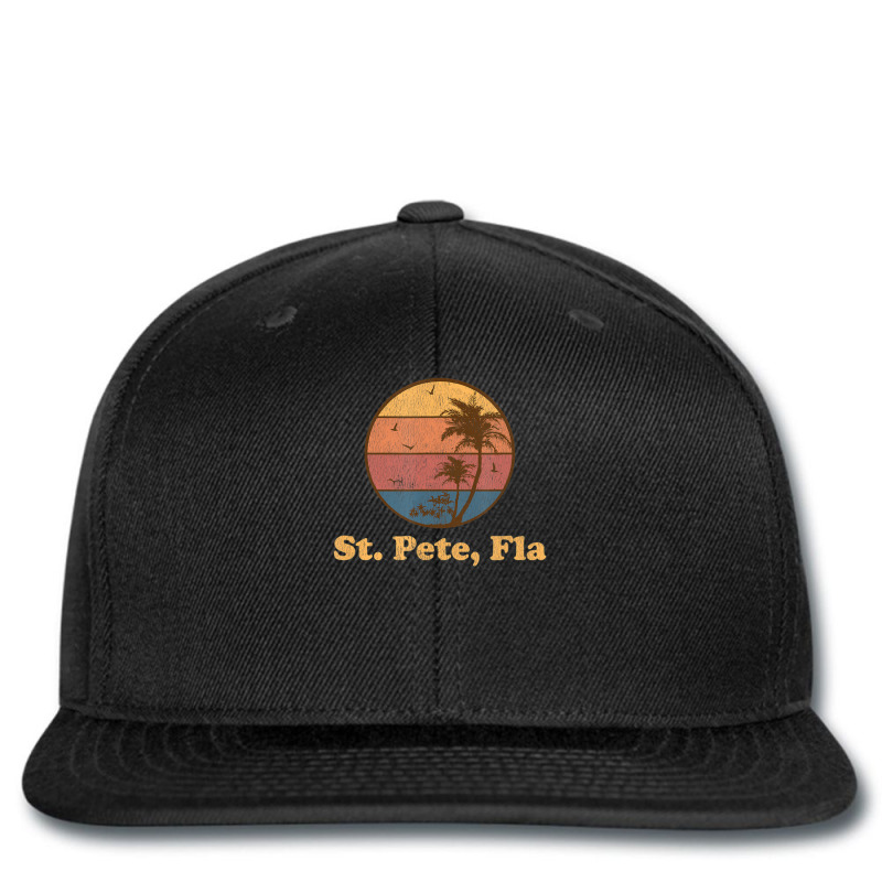 Trending Retro St Petersburg Florida Vintage 70s Sunset Printed hat by haodinhvan1 | Artistshot