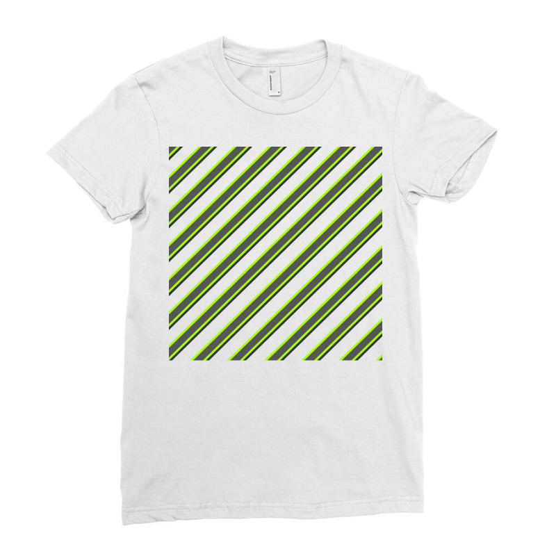 3d Lines Pattern Stars Ladies Fitted T-Shirt by dovohsodinip | Artistshot