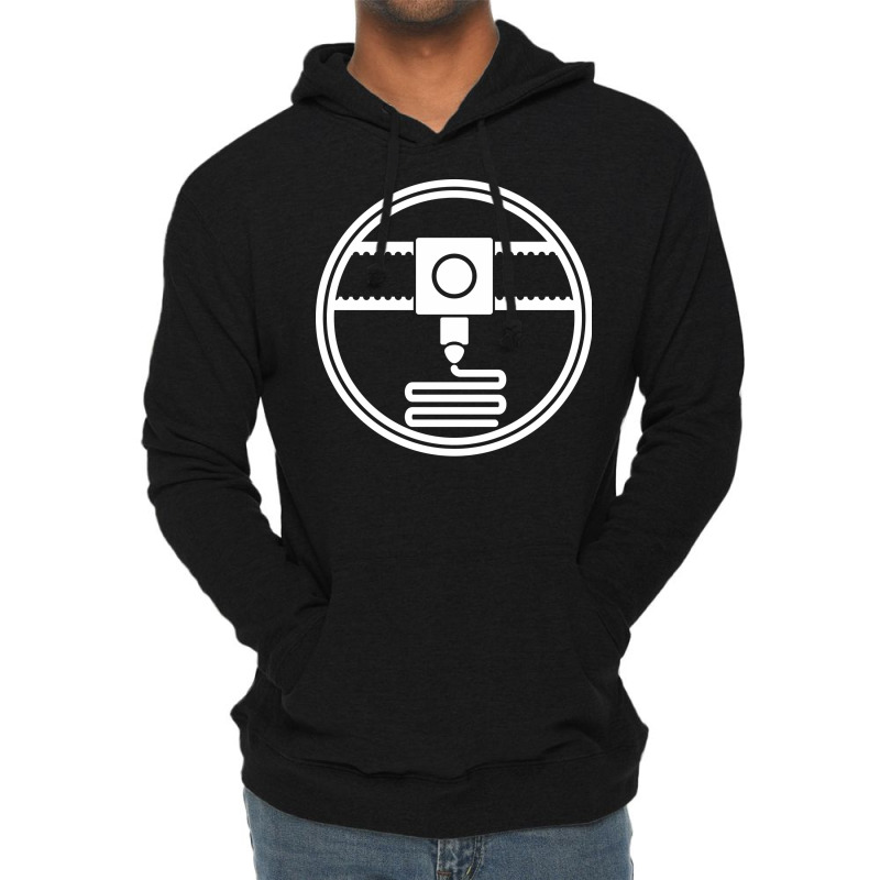 A 3d Printer For The Maker Quote Hipster Lightweight Hoodie by quningakaara8 | Artistshot