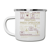 Printing Press Operator T  Multitasking Daily Value Gift Item Tee Camper Cup | Artistshot