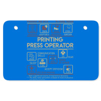 Printing Press Operator T  Multitasking Daily Value Gift Item Tee Atv License Plate | Artistshot