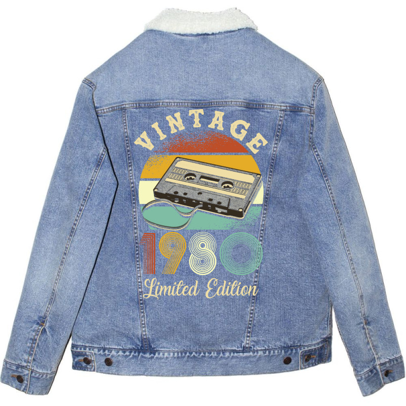 Vintage 1980 Cool Unisex Sherpa-Lined Denim Jacket by tindalberkay9 | Artistshot