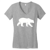 Walking Polar Bear  Copy Women's V-neck T-shirt | Artistshot