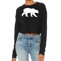 Walking Polar Bear  Copy Cropped Sweater | Artistshot