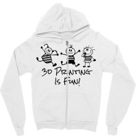 3d Printing Fun Cartoon Travel Zipper Hoodie | Artistshot