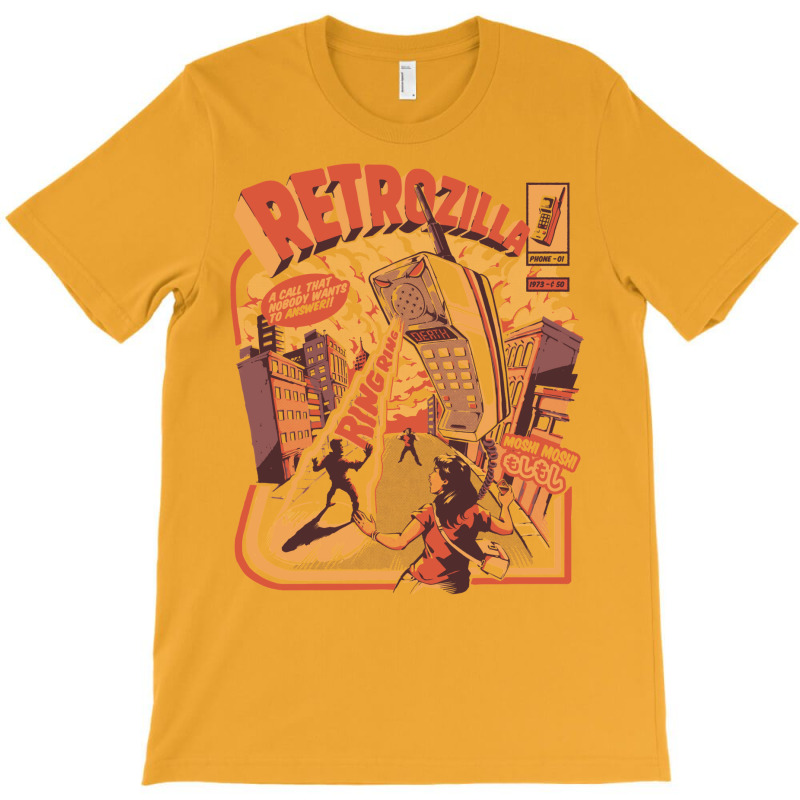 Retro Phonezilla T-shirt | Artistshot