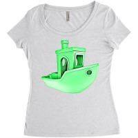 A Benchy 3d Printer For The Maker Stars Women's Triblend Scoop T-shirt | Artistshot