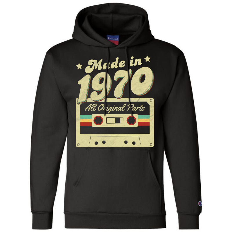 Made In 1970 Travel Champion Hoodie by kadlagbarjaf | Artistshot