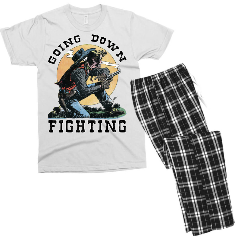 Going Down Fighting Like Jesse James Stars Men's T-shirt Pajama Set by mamiliediiq | Artistshot