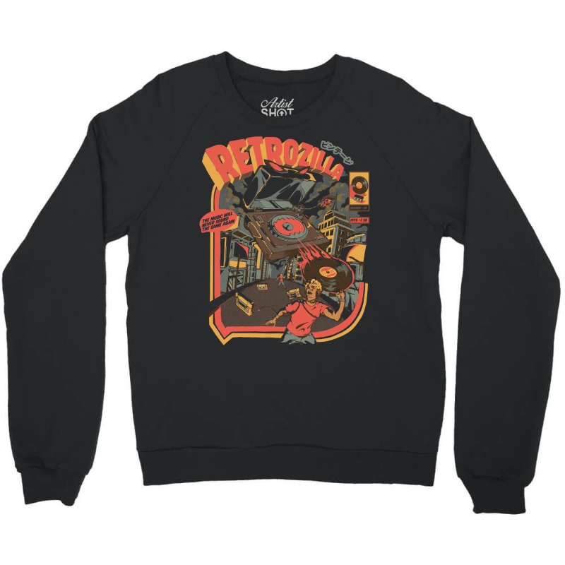 Retro Soundzilla Crewneck Sweatshirt | Artistshot