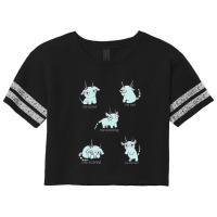 Funny Creature With Emotions Stickers Pack Scorecard Crop Tee | Artistshot