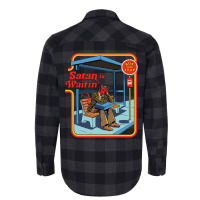 Satan Is Waitin' Flannel Shirt | Artistshot