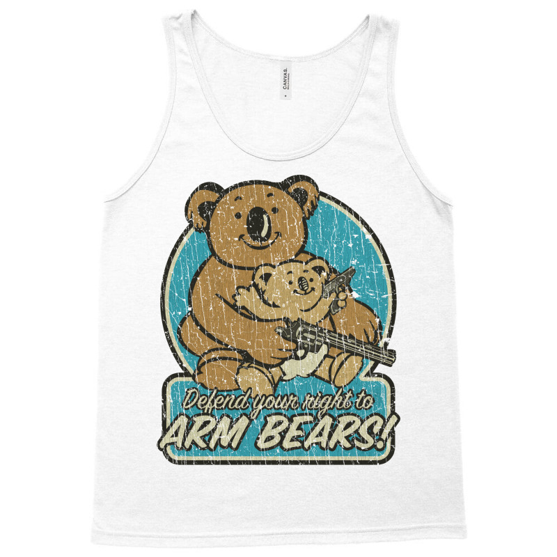 Defend Your Right To Arm Bears 1998 Humor Tank Top by oskenhebaap | Artistshot